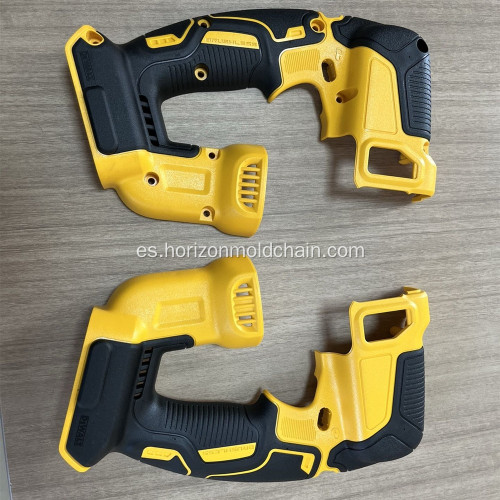 Taladro eléctrico profesional con molde bicolor.